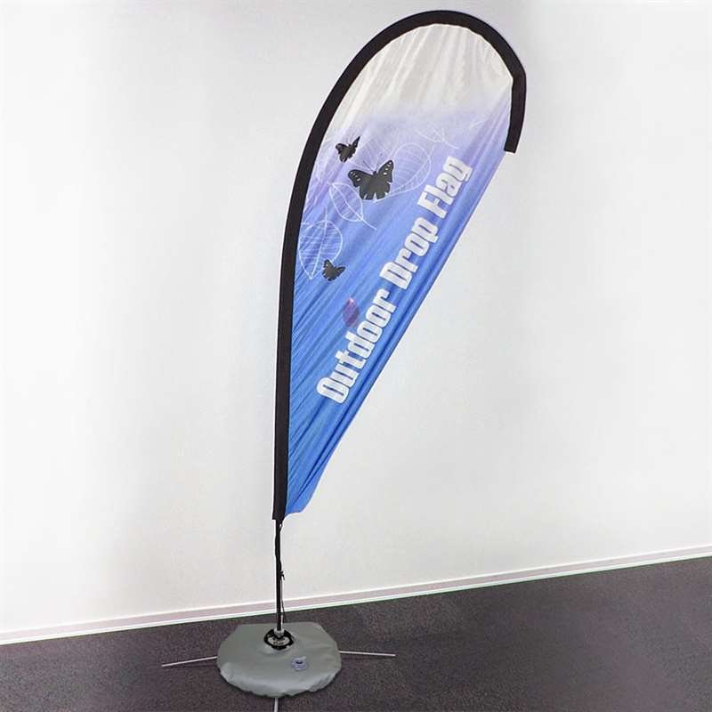 Cross Flag Base, krydsfod og vandpose til beach-flag