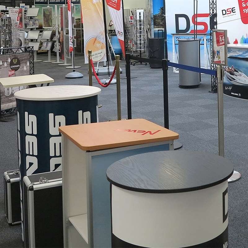 Rundt messebord/disk