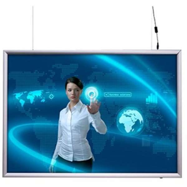 LED Lysramme Dobbeltsidet - 50x70cm Horisontal