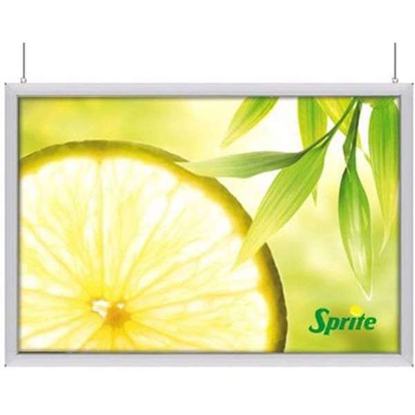 LED Slim Light Lux Dobbelsidet - 70x100cm Horisontal