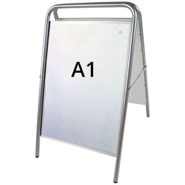 Expo Sign Lux Gadeskilt - A1 - sølv