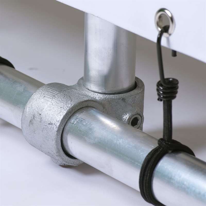 Banner Tube Freestanding Frame, fritstående ramme af alurør 0,3 mm / Ø 48 mm - 200 x 100 cm