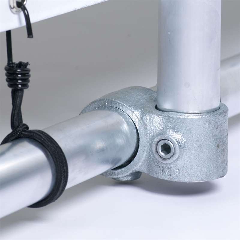 Banner Tube Freestanding Frame, fritstående ramme af alurør 0,3 mm / Ø 48 mm - 200 x 100 cm