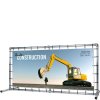 Banner Tube Freestanding Frame, fritstående ramme af alurør 0,3 mm / Ø 48 mm - 200 x 100 cm #1