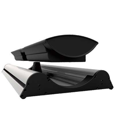 Outdoor Roll-up Waterbase, dobbeltsidet kassette, 85 x 160-200 cm