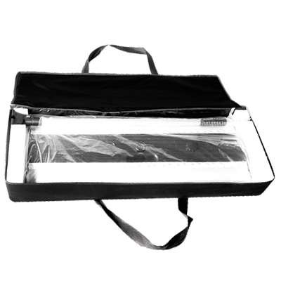 Outdoor Roll-up Waterbase, dobbeltsidet kassette, 85 x 160-200 cm