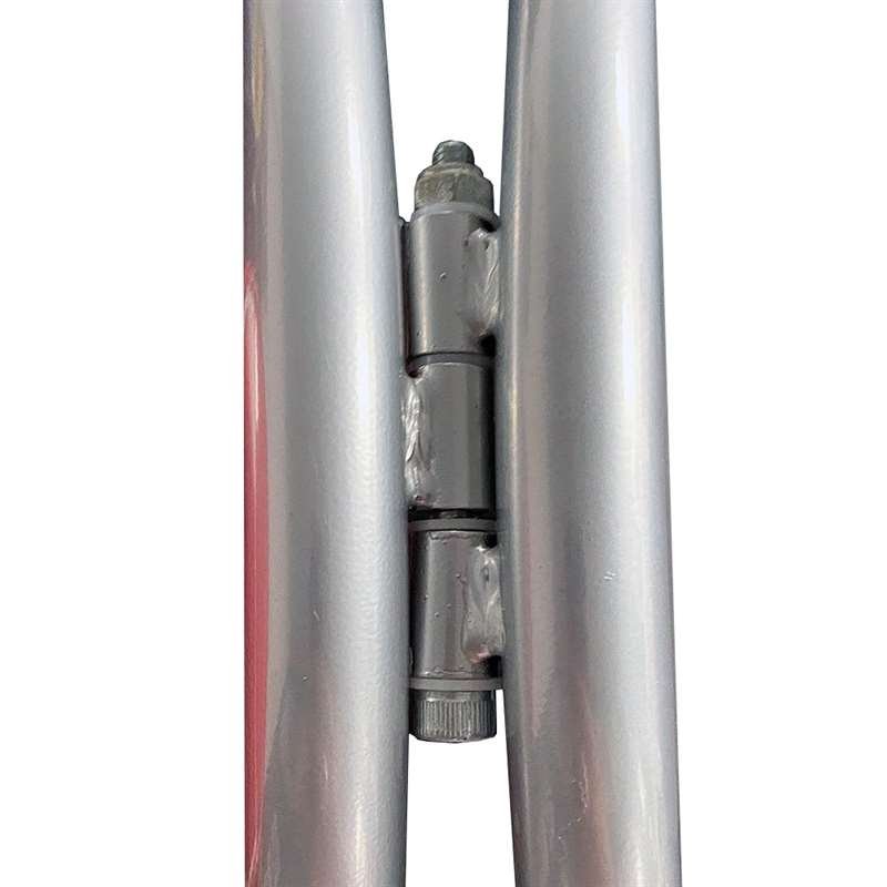 Expo Gotik Gadeskilt med logoplade - 70x100 cm - sølv