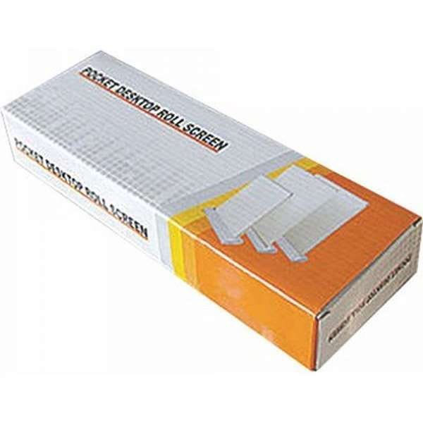 Mini Roll-up, enkeltsidet kassette, sølv, A4