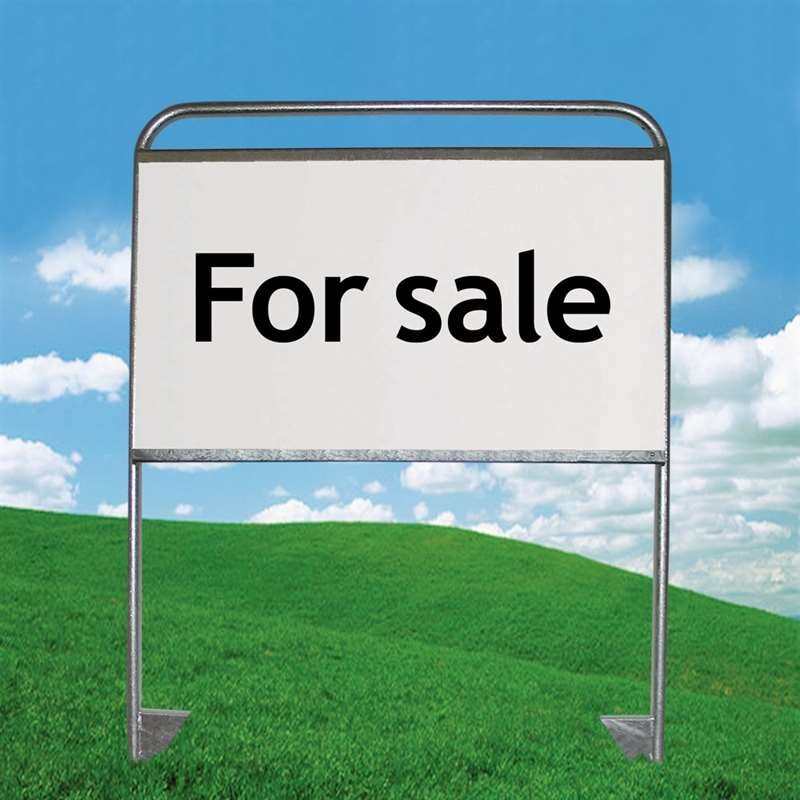 Estate Sign XL, mæglerskilt uden plade og print