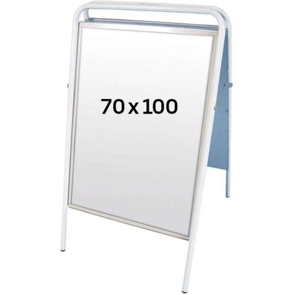 Expo Sign Standard Gadeskilt - 70x100 cm - hvid