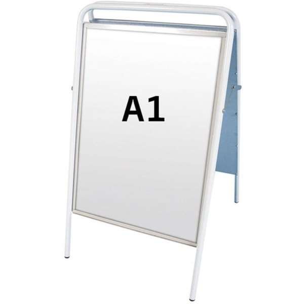 Expo Sign Standard Gadeskilt - A1 - hvid