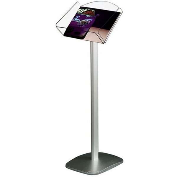 Expo Brochurestander horisontal - A4 - 21x29.7 cm - sølv