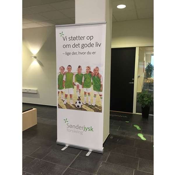 Classic Roll-up enkeltsidet - 85x200 cm - sølv