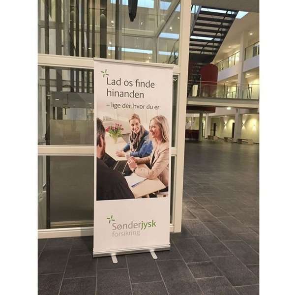 Classic Roll-up enkeltsidet - 80x200 cm - sølv