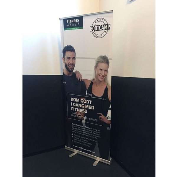 Classic Roll-up enkeltsidet - 80x200 cm - sølv