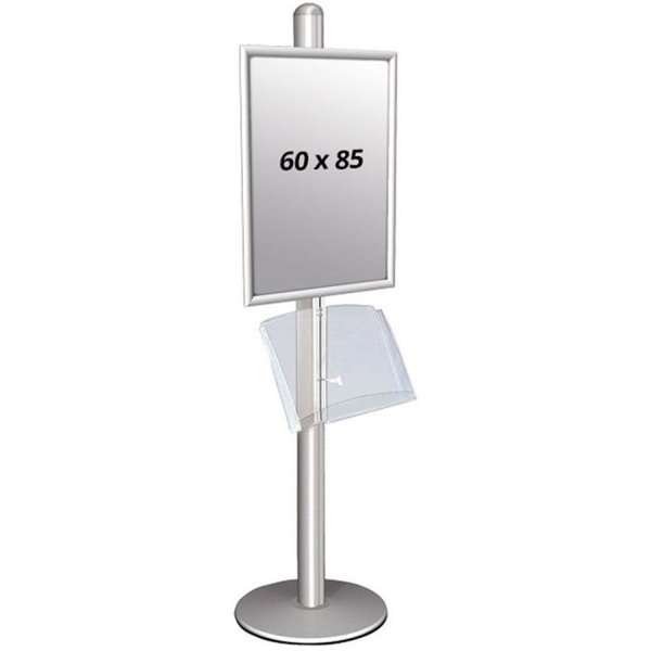Multi Stander 1 - Enkeltsidet med akrylhylde 25mm 1x60x85cm