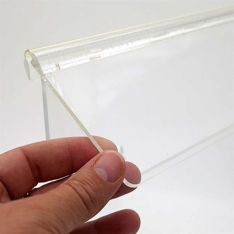 Akryl brochureholder boks udendørs - vertikal - A3