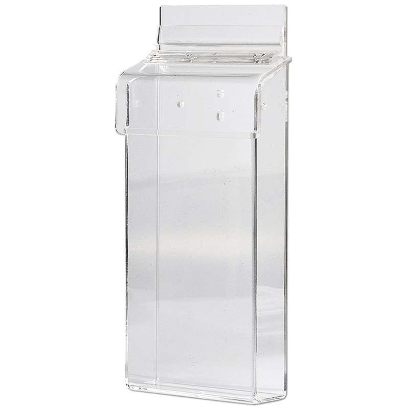 Akryl brochureholder boks udendørs - vertikal - M65