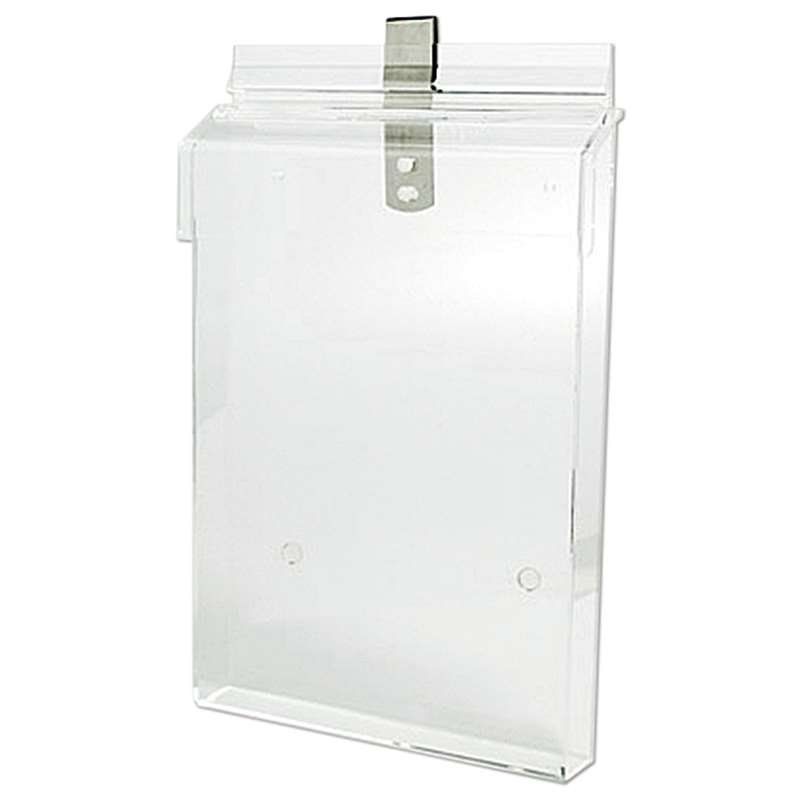 Beslag til udendørs akryl brochure- og visitkortholdere