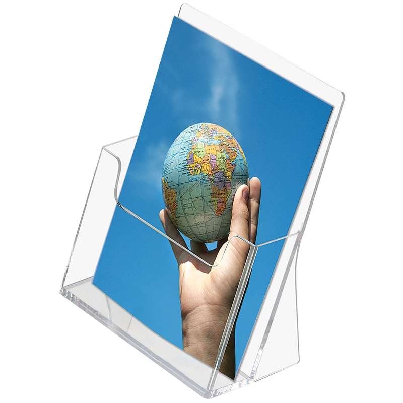 Akrylbrochureholder til bord - A4