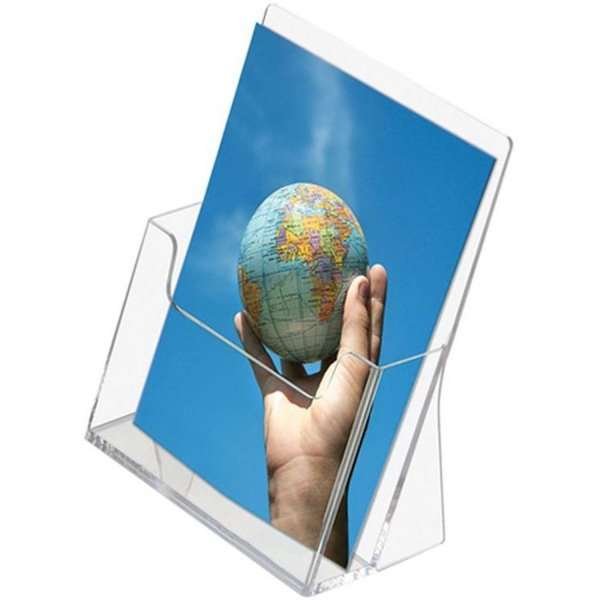Akrylbrochureholder til bord - A5
