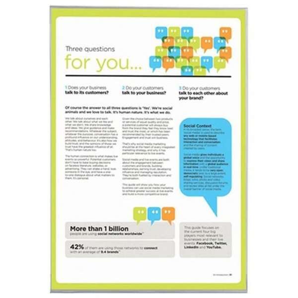 Window U-pocket, dobbeltsidet A4 - vertikal