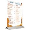 Swing Wing Menukortholder vertikal - A5 - 14.8x21 cm #1