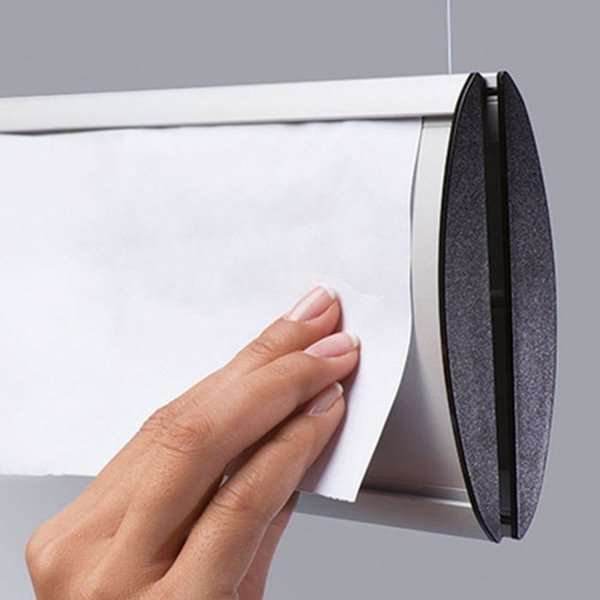 Dobbeltsidet nedhængsskilt, 1 lag - 50x10.5 cm