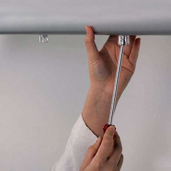 Dobbeltsidet nedhængsskilt, 1 lag - 50x10.5 cm