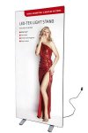 LED lysvæg LED-TEX Lightbox stand dobbeltsidet, 85x200cm #1