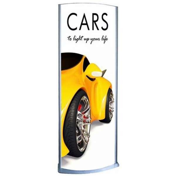 Totem Elipse Lightstand 60x170cm dobbeltsidet