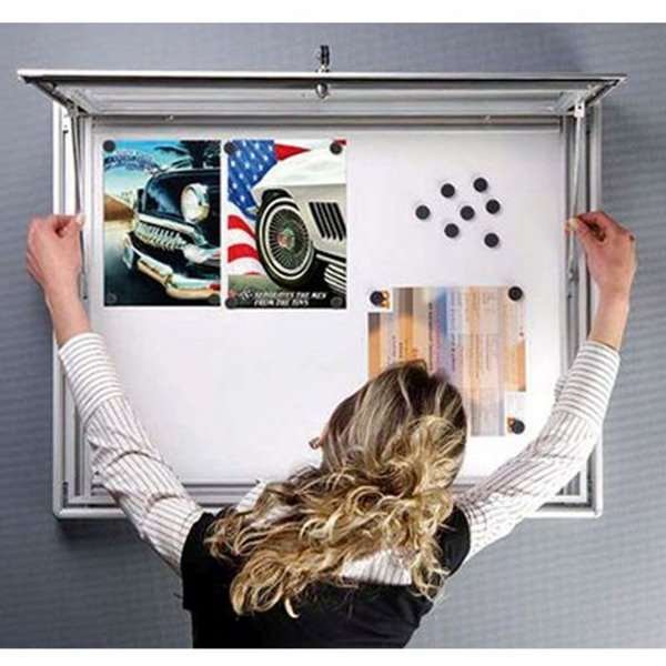 INFOBOX magnetic m/lås 12xA4