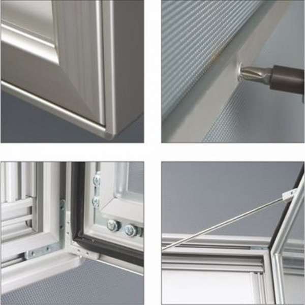 INFOBOX magnetic m/lås 12xA4