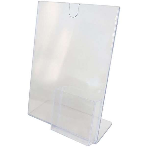 L - Menukortholder A4, m/indstik i top - holder til M65 brochurer