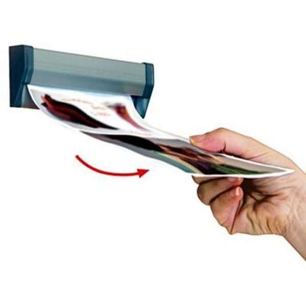 Fast Note plakatophæng med 30mm aluminium profil, sølv - 150cm