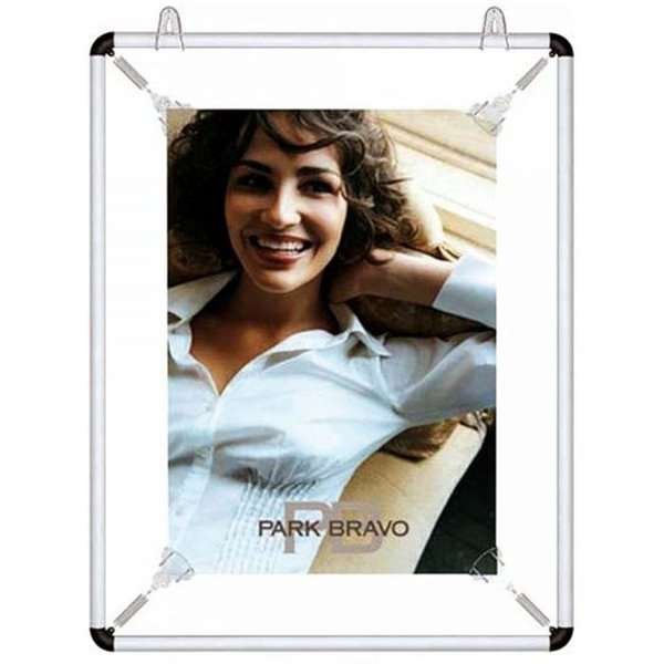 Poster strecher Plakatramme dobbeltsidet - A1 - sølv