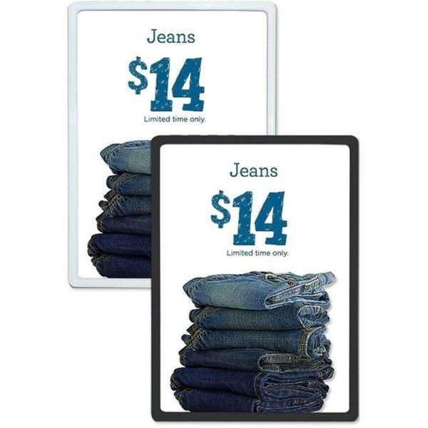 Flex Plastprisramme dobbeltsidet, hvid - A5