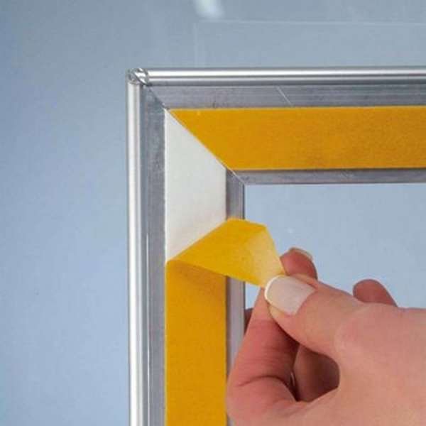 Window Alu Klikramme dobbeltsidet - 25 mm - A3 - sølv