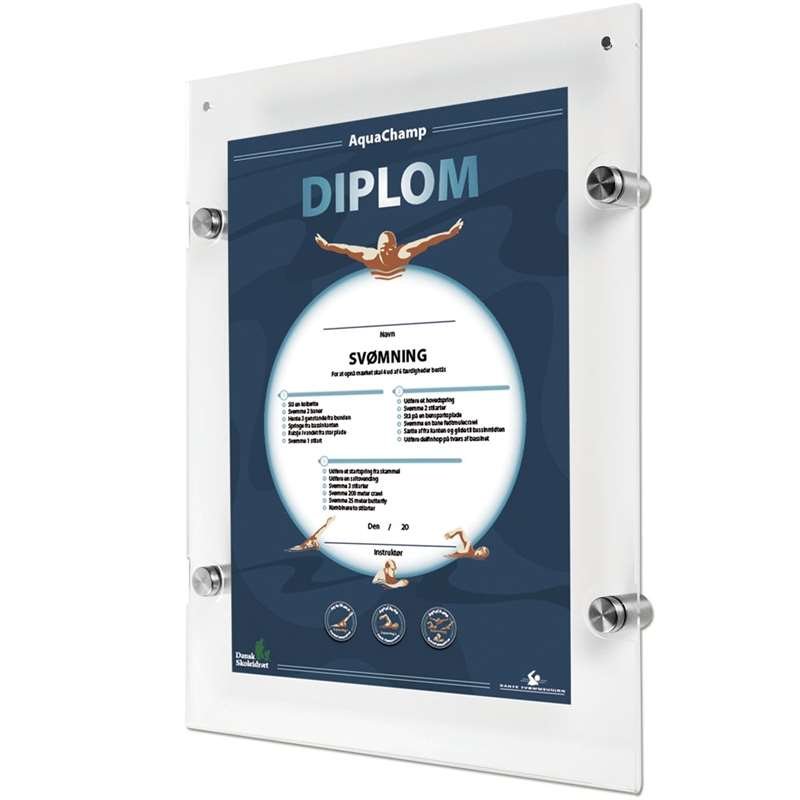 Akryl vægramme - A4