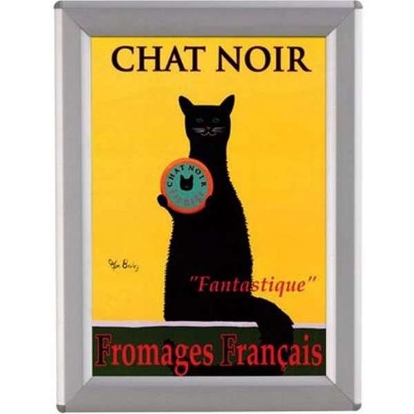 Photo Klikramme med 14mm aluminium profil, sølv - A4