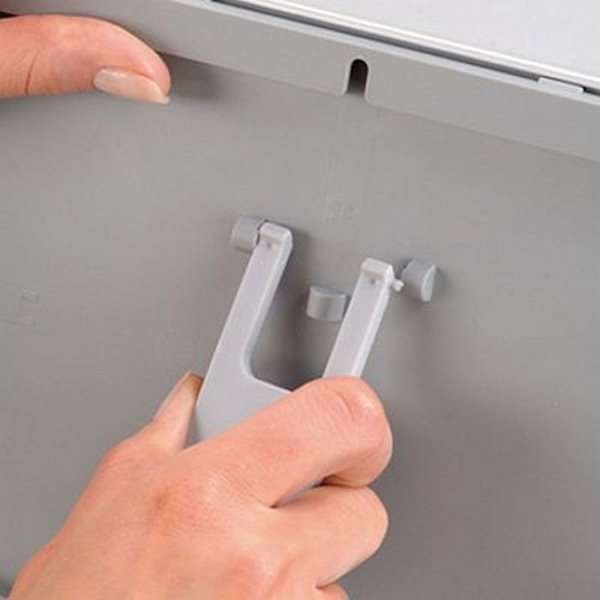 Photo Klikramme med 25mm aluminium profil, sølv - A4