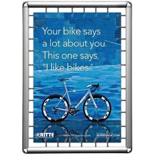 Omni Banner Ramme, 150x200cm. Inkl. krog m/elastik. Ekskl. eyelets