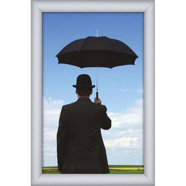 Watersafe Klikramme med 35mm aluminium profil, sølv - 50x70 cm