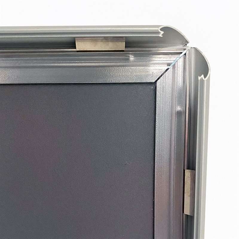 Klikramme med 20mm aluminium profil, sølv - A2