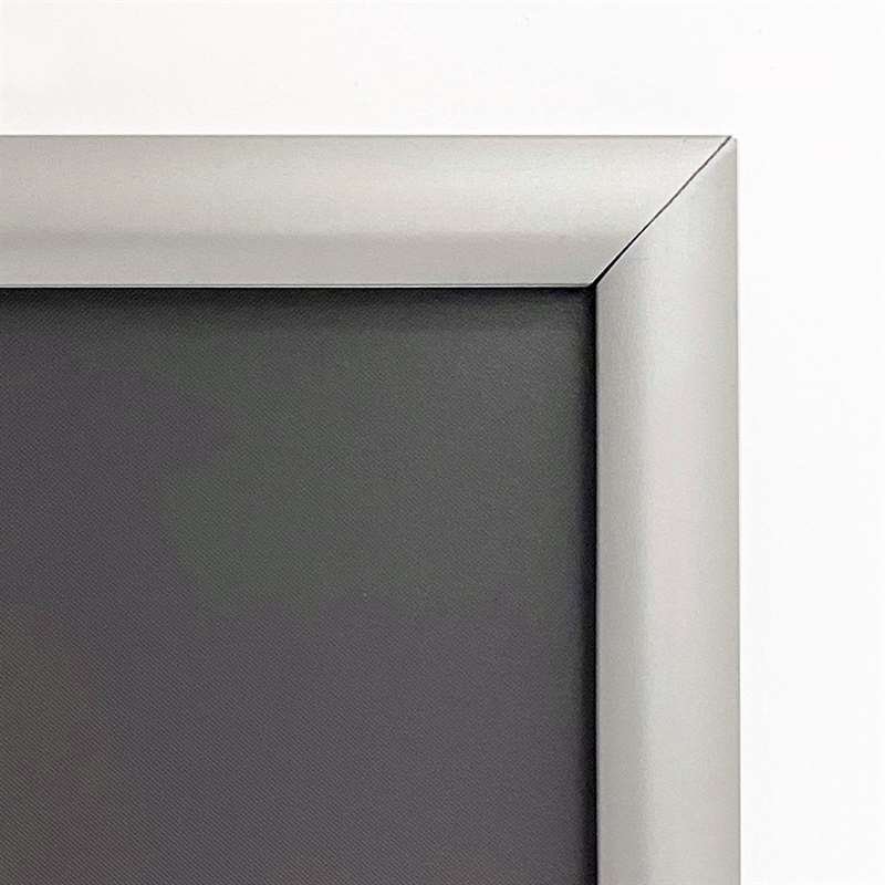Klikramme med 20mm aluminium profil, sølv - A2