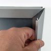 Klikramme med 20mm aluminium fladprofil, sølv - A3 #3