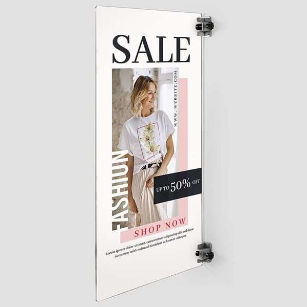 Universal Clamp Kit, 2 stk pladeholdere til væg og loft