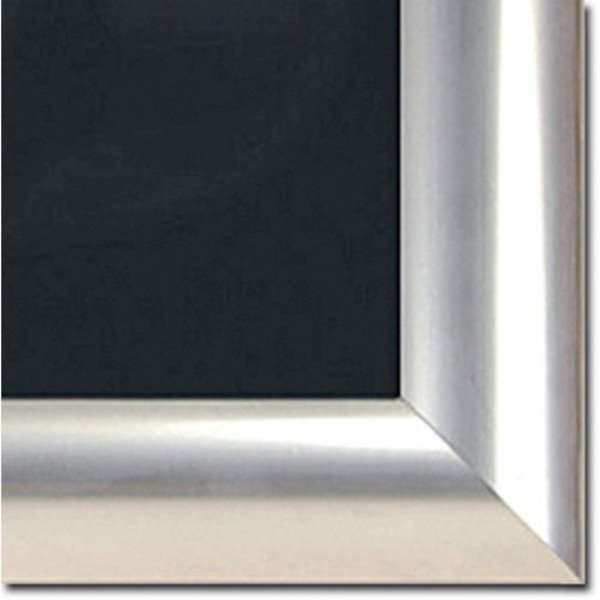 Klikramme med 25mm aluminium profil, stållook - 50x70 cm