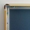 Klikramme med 25mm aluminium profil, guldpoleret - A2 #5