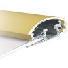 Klikramme med 25mm aluminium profil, guld - A2 #7